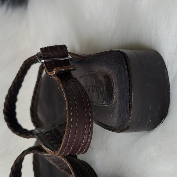 Enzo Angiolini Weaved Leather Strap Sandal - Picture 10 of 15